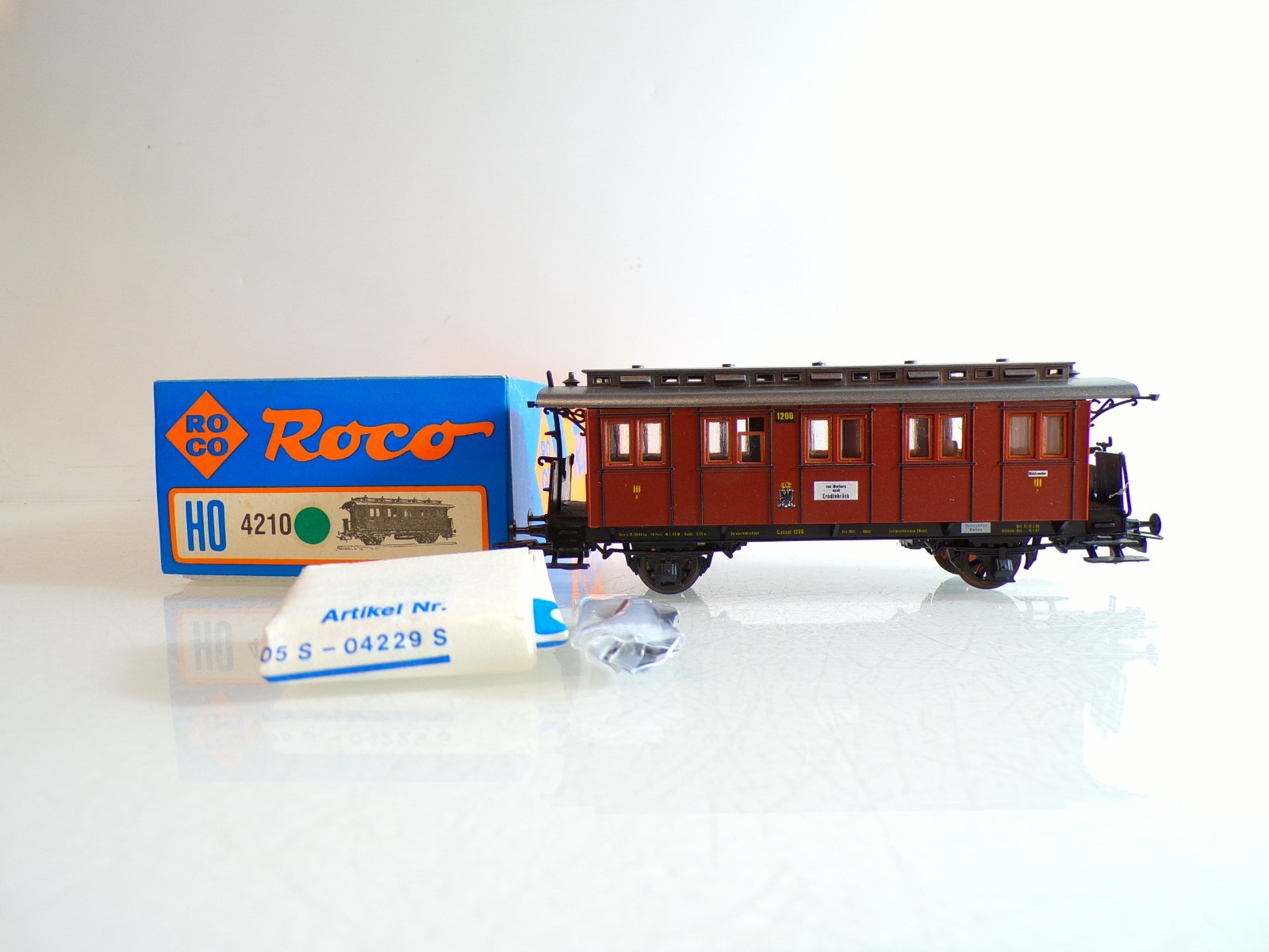 Roco H0 4210 Personenwagen 3.Kl. der K.P.E.V. in OVP BH1349