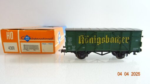 Roco H0 4301 gedeckter Güterwagen Königsbacher in OVP PR6950