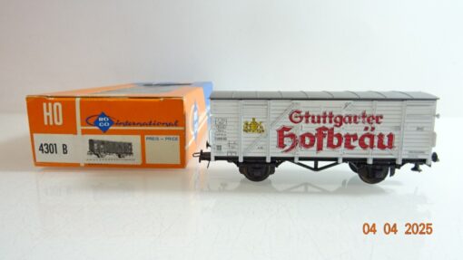 Roco H0 4301 gedeckter Güterwagen Stuttgarter Hofbräu in OVP PR6937