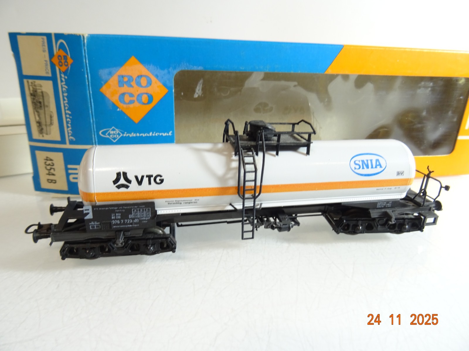 Roco H0 4354B Kesselwagen VTG SNIA der DB in OVP RR4785 – Bild 3
