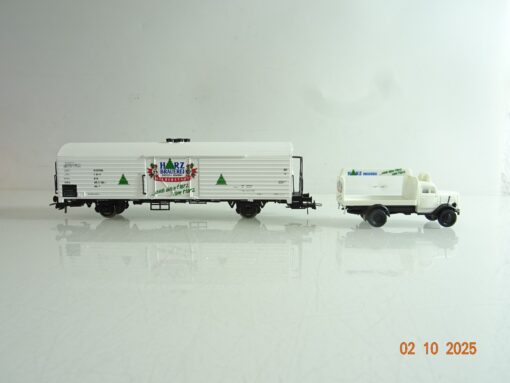 Roco H0 44077 Set Kühlwagen u. LKW Harz Brauerei der DB in OVP BH297 – Bild 3