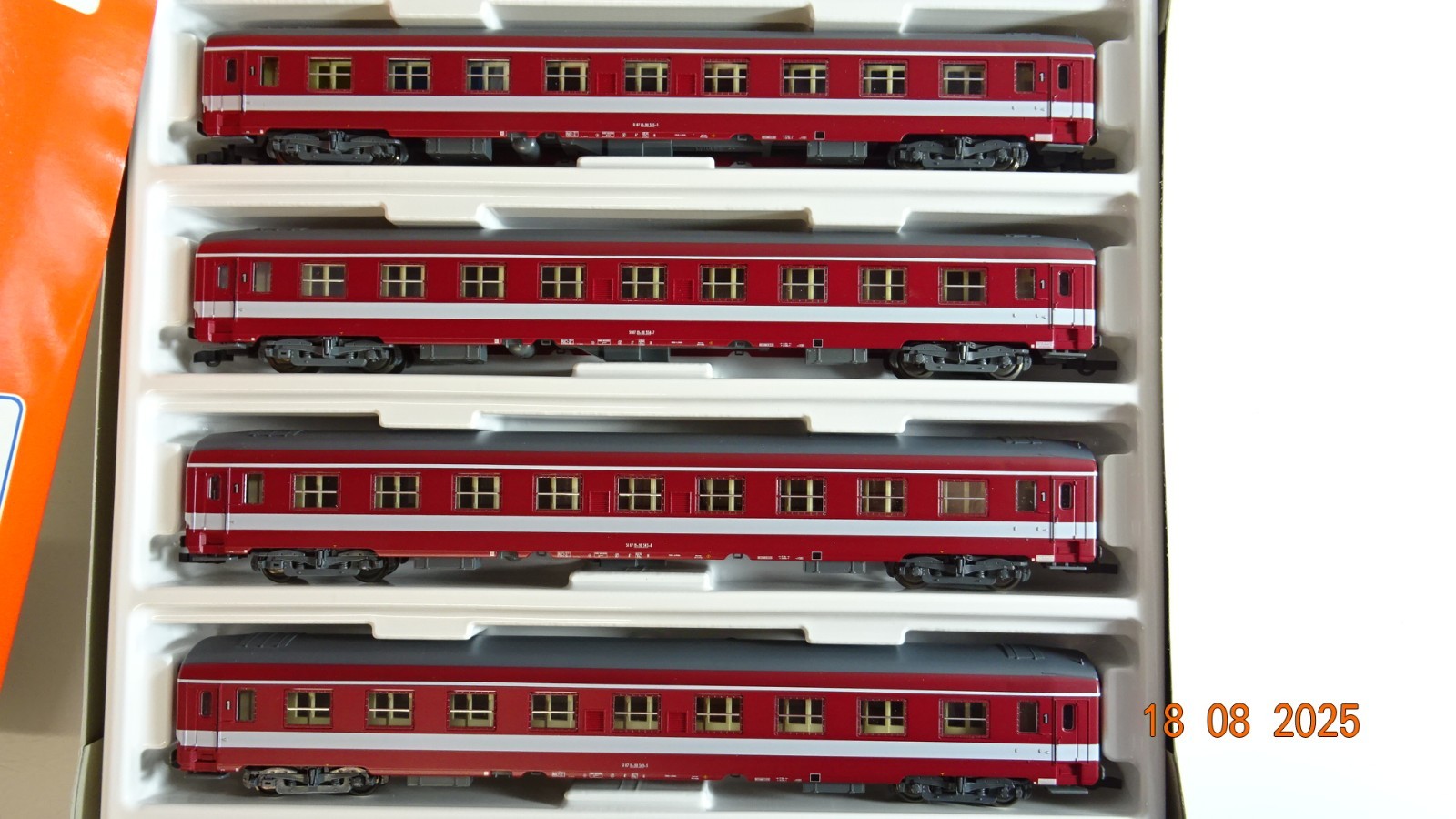 Roco H0 44087 Wagen-Set Personenwagen Le Capitole 4 tlg. der SNCF in OVP PR9635 – Bild 3