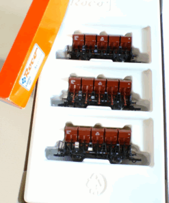 Roco H0 44095 AC Muldenwagen-Set 3 tlg. der DB in OVP für Märklin BH1361