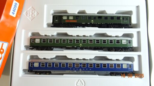 Roco H0 44099 Wagen-Set Touropa Liegewagen/Speiseraum 3tlg. der DB in OVP PR9636