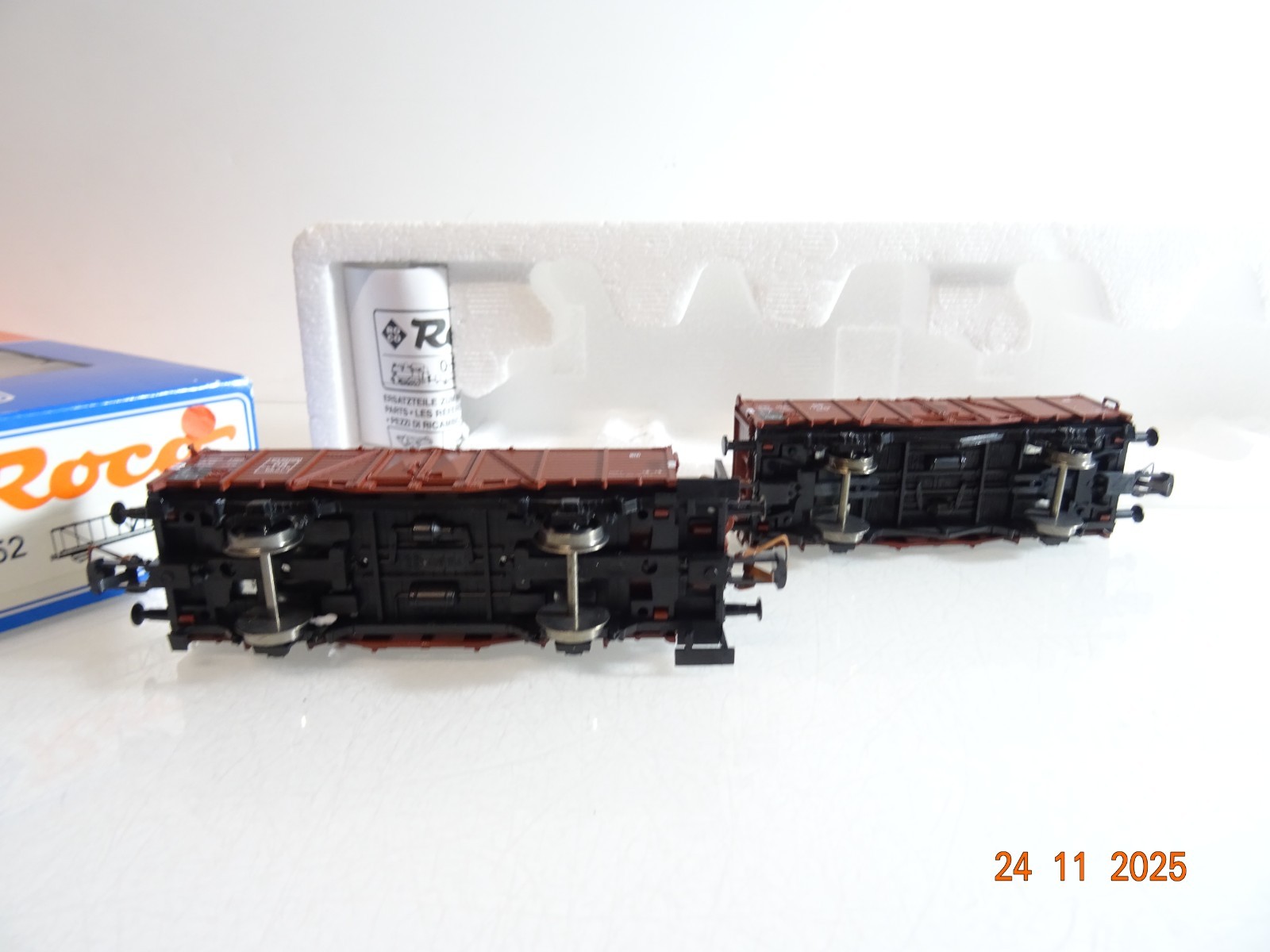 Roco H0 44152 Set Hochbordwagen mit Ladung der DB in OVP RR4797 – Bild 4
