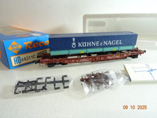 Roco H0 44311C Taschenwagen mit Auflieger Kühne & Nagel der FS in OVP RR3812