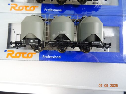 Roco H0 45979 Silowagen-Set 3 tlg. der DR in OVP PR7431 – Bild 3
