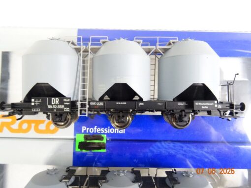 Roco H0 45979 Silowagen-Set 3 tlg. der DR in OVP PR7431 – Bild 5