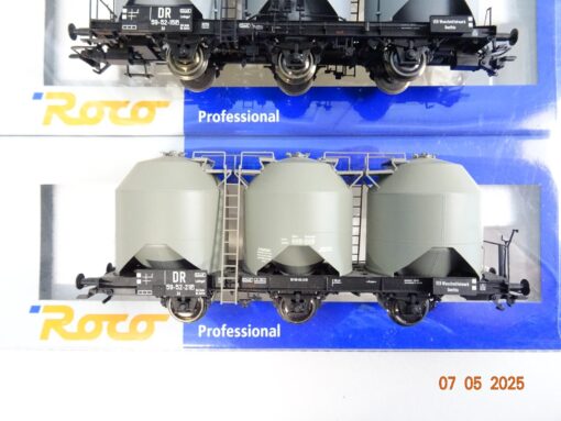 Roco H0 45979 Silowagen-Set 3 tlg. der DR in OVP PR7431 – Bild 6
