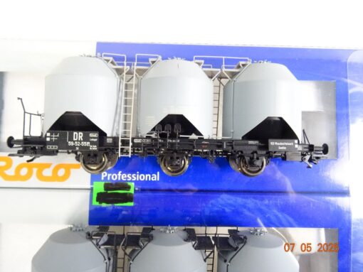 Roco H0 45979 Silowagen-Set 3 tlg. der DR in OVP PR7431 – Bild 8