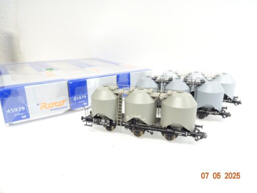 Roco H0 45979 Silowagen-Set 3 tlg. der DR in OVP PR7431 – Bild 9