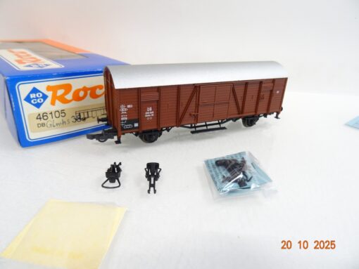 Roco H0 46105 gedeckter Güterwagen 200 046 der DB in OVP RR4222 – Bild 3