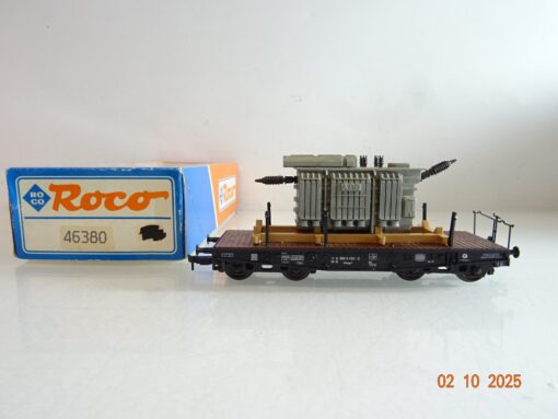 Roco H0 46380 Schwerlastwagen mit Trafo der DB in OVP BH336