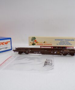 Roco H0 47037 AC Taschenwagen m. LKW Auflieger der ÖBB in OVP für Märklin BH1811