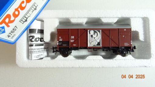 Roco H0 47657 gedeckter Güterwagen Bremen 6545 BMW der DRG in OVP PR6943