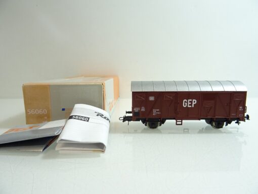 Roco H0 56060 gedeckter Güterwagen GEP der DB in OVP PR1815