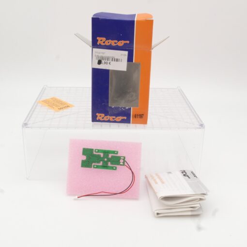 Roco H0 61197 Decoder für Entkupplungsgleis neuwertig in OVP QR4537