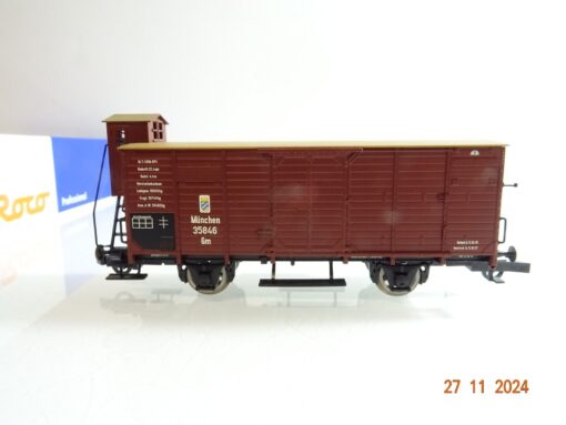 Roco H0 66232 gedeckter Güterwagen der K.Bay.Sts.E. in OVP PR4235 – Bild 3