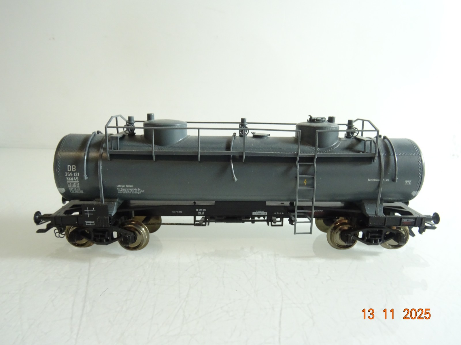 Roco H0 66820 Zementwagen 59 081 Kkd 49 der DB RR4544 o. – Bild 3