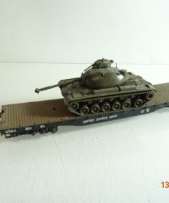 Roco H0 Flachwagen United States Army mit Panzer RR4519 o.