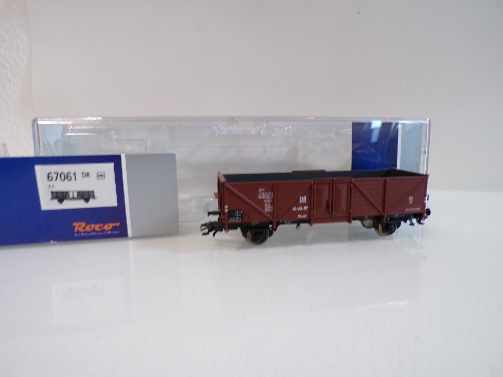 Roco H0 aus 67061 offener Güterwagen der DR in OVP BH1801