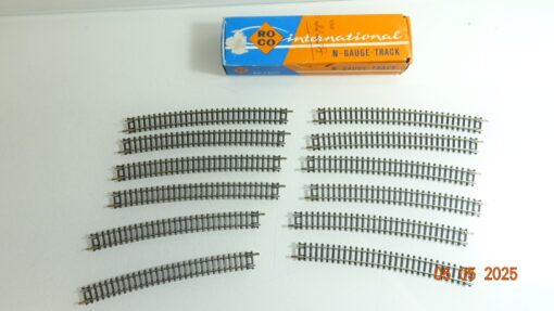 Roco N 22228 Gebogenes Gleis 10Stück in OVP siehe Foto CK7975