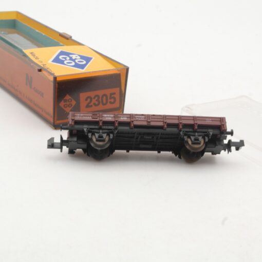 Roco N 2305 Niederbordwagen der DB in OVP RR491 – Bild 4