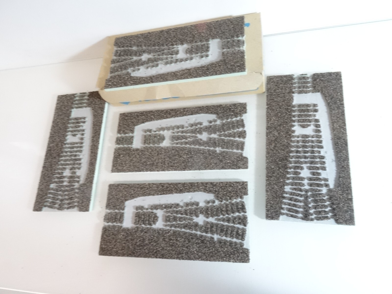 Roco Styroplast H0 04544 S Gleisbettung gerade 5 Stück in OVP QR6311 – Bild 4