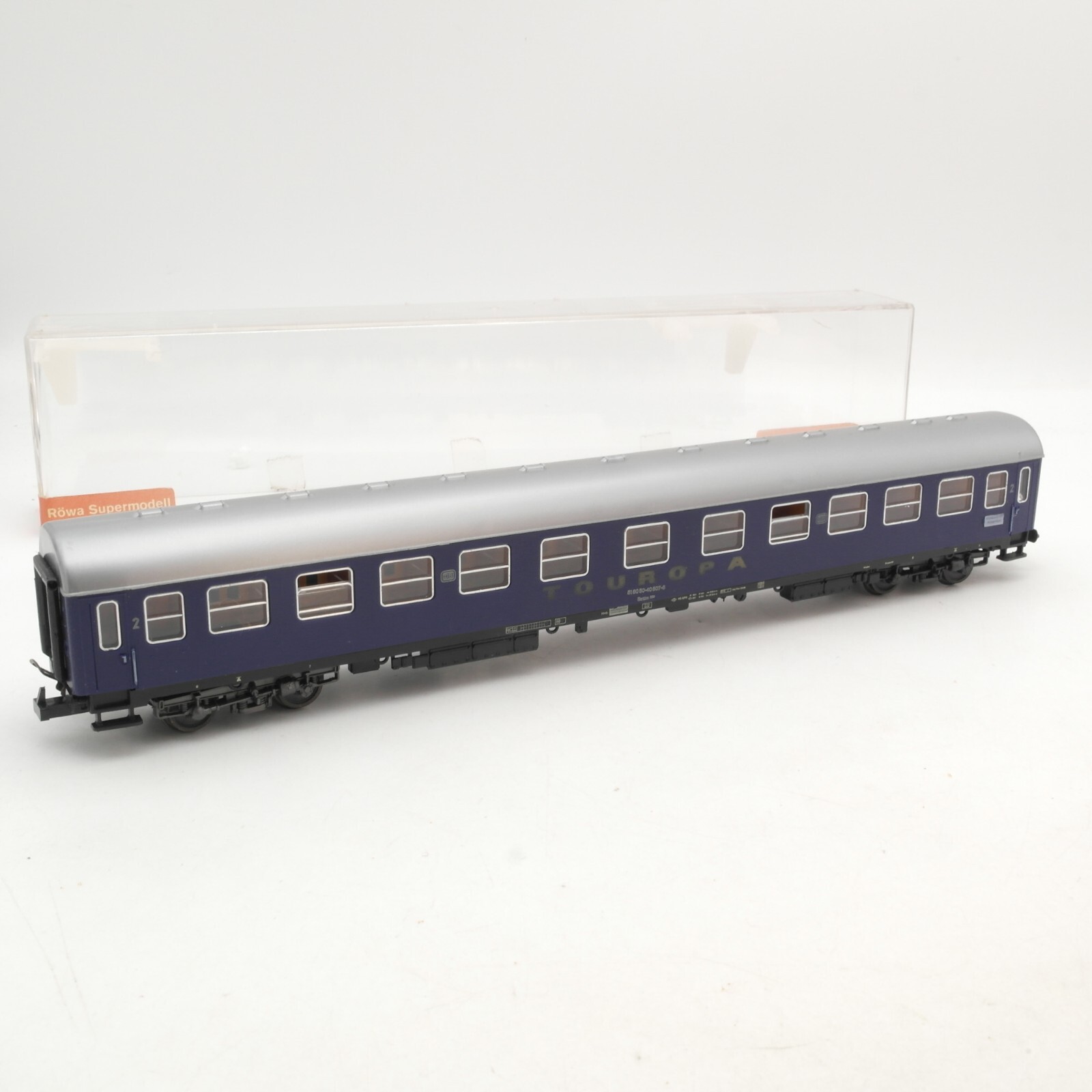 Röwa H0 Personenwagen 2.Klasse Touropa der DB in EVP RG9831 – Bild 3