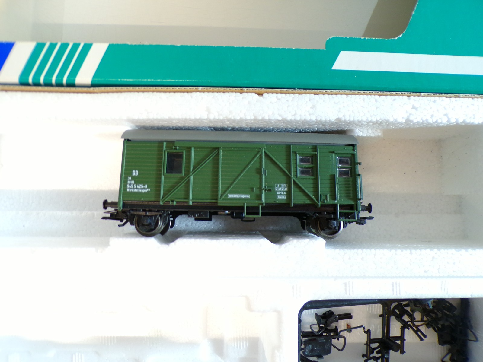 Sachsenmodelle H0 14117 AC Werkstattwagen a. Bauzugwagen-Set DB in OVP BH1365 – Bild 3