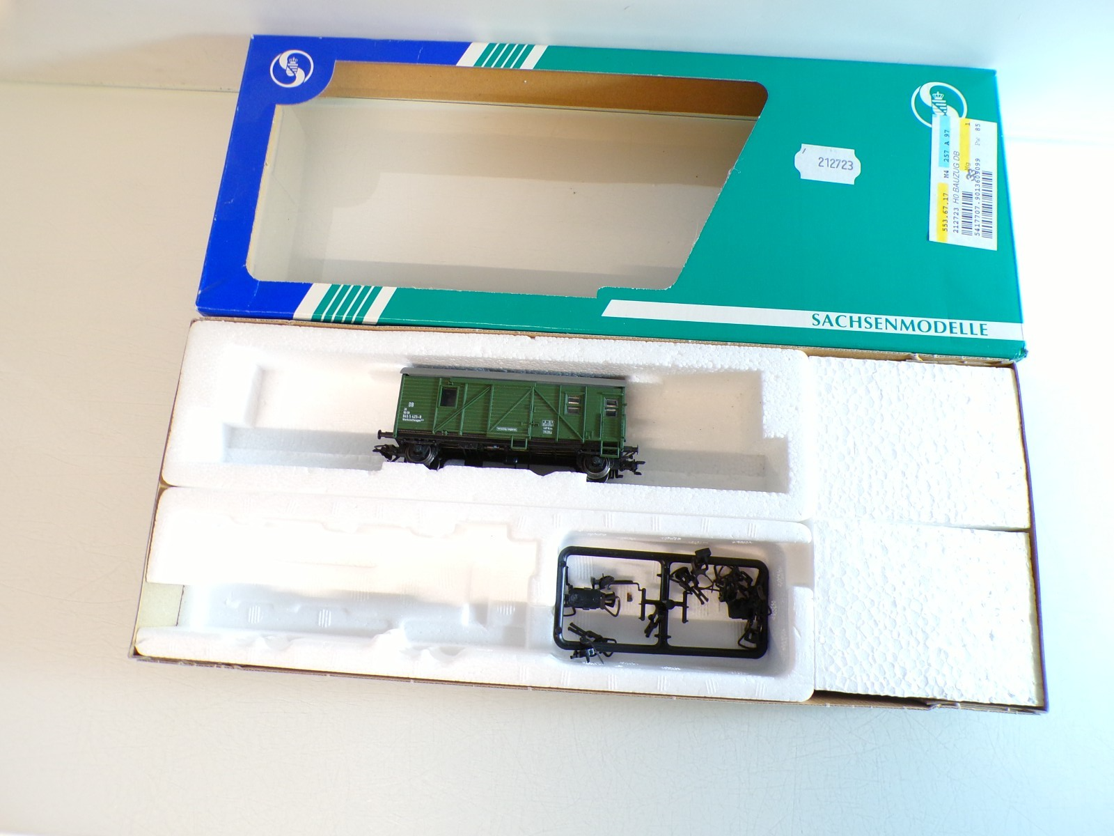 Sachsenmodelle H0 14117 AC Werkstattwagen a. Bauzugwagen-Set DB in OVP BH1365