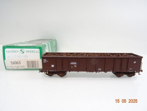 Sachsenmodelle H0 16063 Hochbordwagen mit Ladung der ÖBB in OVP PR7685