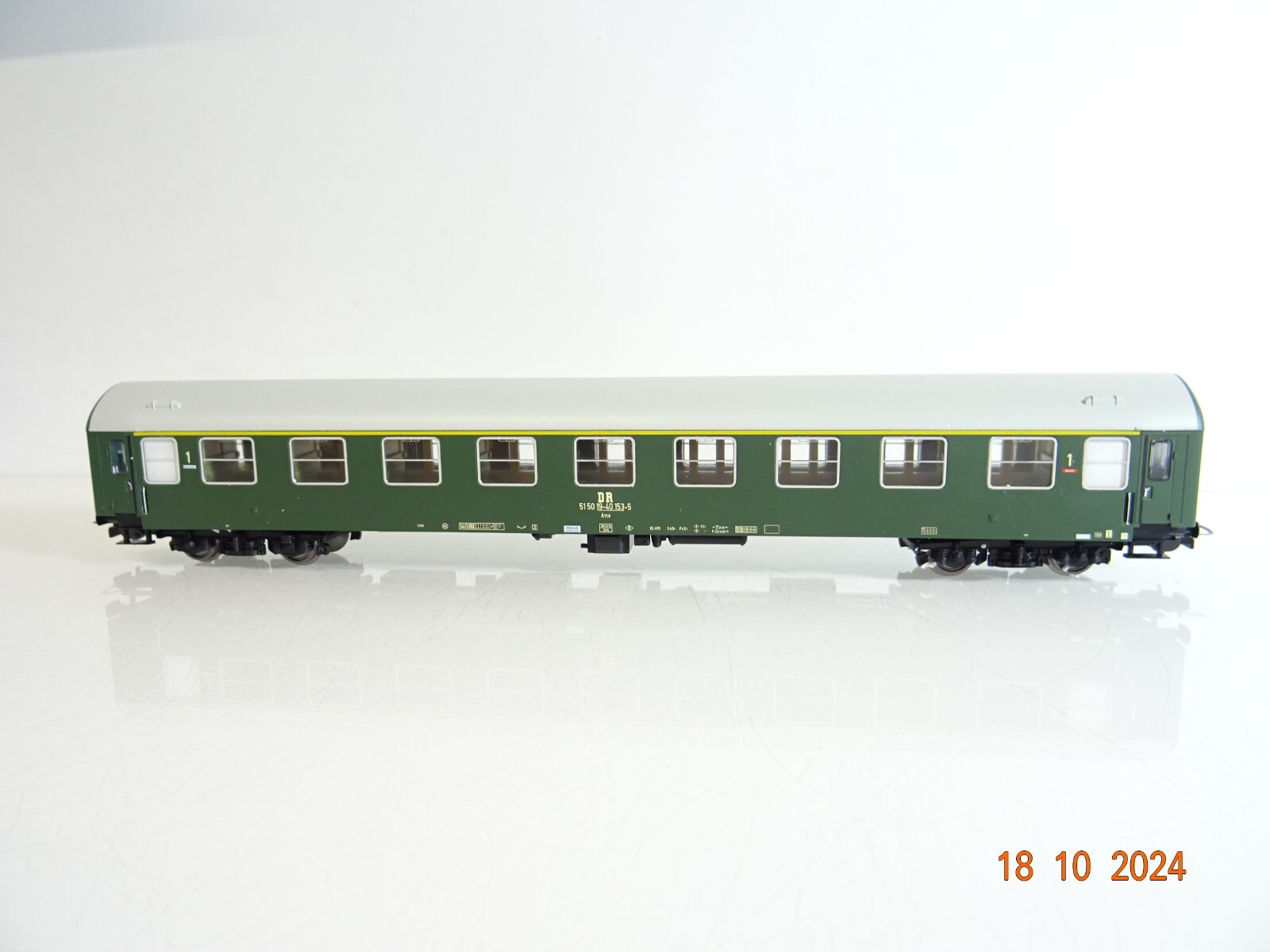 Sachsenmodelle H0 74336 Personenwagen 1.Kl. der DR in OVP PR3317 – Bild 3