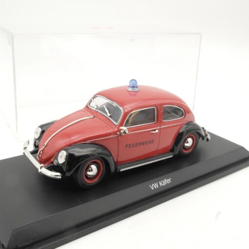 Schuco 1:32 Volkswagen VW Käfer Feuerwehr in PC-Box RR1367