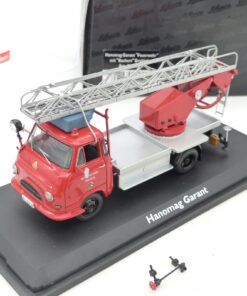 Schuco 1:43 03241 Hanomag Garant mit Bachert Drehleiter Feuerwehr in OVP EX6658