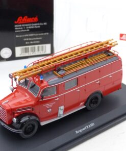 Schuco 1:43 03462 Borgward B 2500 LF 8 Feuerwehr in OVP EX6579