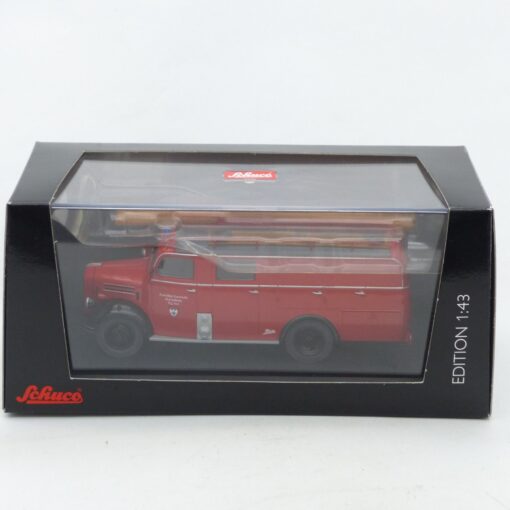 Schuco 1:43 03462 Borgward B 2500 LF 8 Feuerwehr in OVP EX6579 – Bild 4