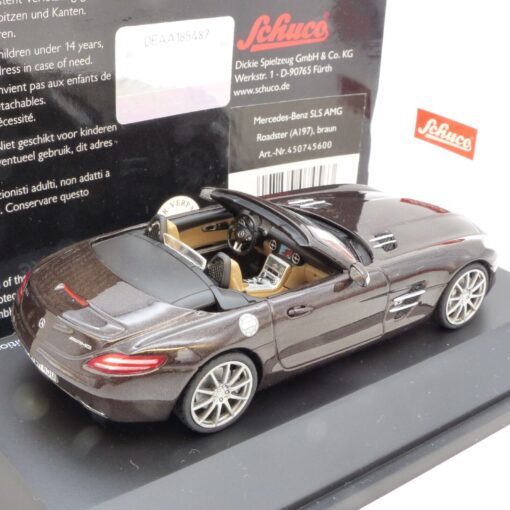 Schuco 1:43 Nr.: 450745600 Mercedes Benz SLS AMG Roadster (A197), in OVP EB8066 – Bild 3