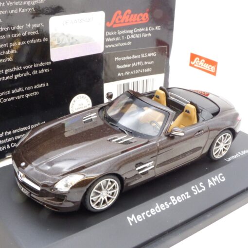 Schuco 1:43 Nr.: 450745600 Mercedes Benz SLS AMG Roadster (A197), in OVP EB8066