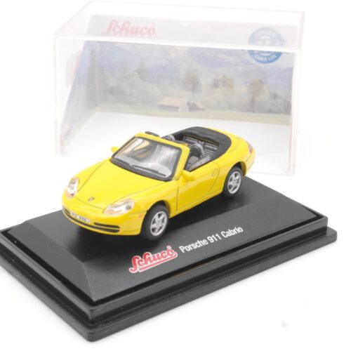 Schuco 1:72 Porsche 911 Cabrio in PC Box QR4602