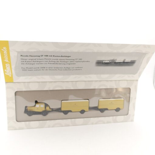 Schuco 1:87 010586 Hanomag ST 100 Hängerzug Deutsche Post in OVP QR8801