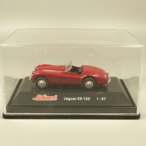 Schuco 1:87 25174 Jaguar XK 120 weinot in PC-Box EX5982