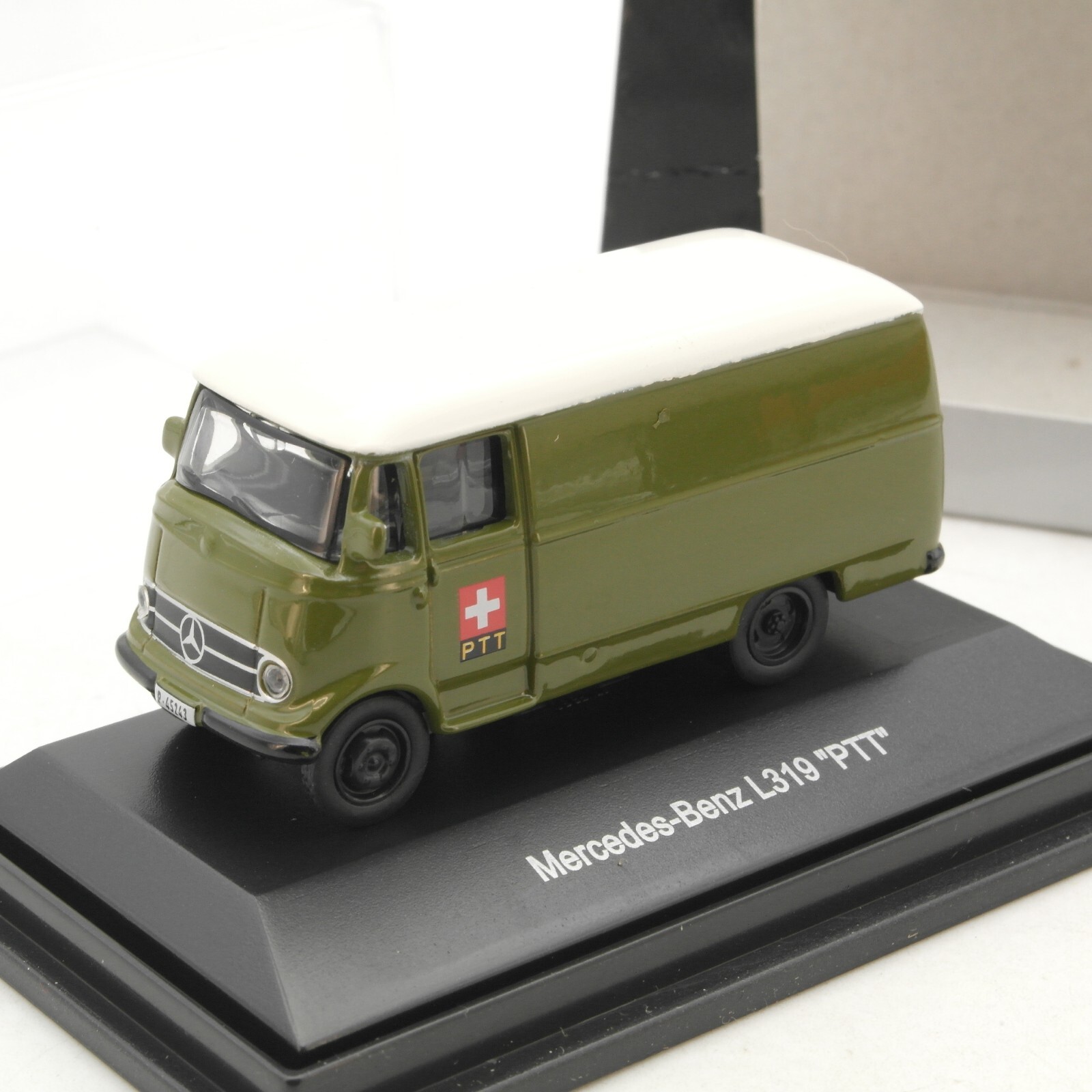 Schuco 1:87 25399 Mercedes L319 Schweizer Post PTT in OVP RG9329
