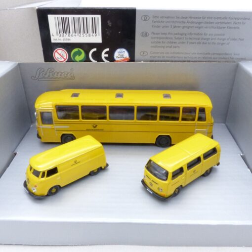 Schuco 1:87 25584 Fahrzeuge der Bundespost im 3er-Set in OVP EX4992