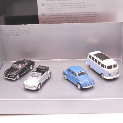 Schuco 1:87 45 259 4900 Set: Vier Volkswagen / VW Modelle in OVP EZ6933 – Bild 3