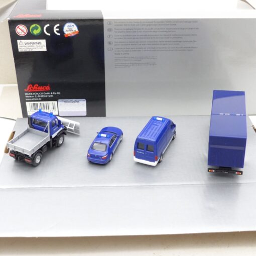 Schuco 1:87 452558700 Einsatzfahrzeuge des THW im 4er-Set in OVP EX6652 – Bild 3