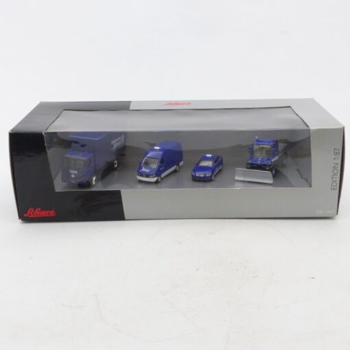 Schuco 1:87 452558700 Einsatzfahrzeuge des THW im 4er-Set in OVP EX6652 – Bild 4