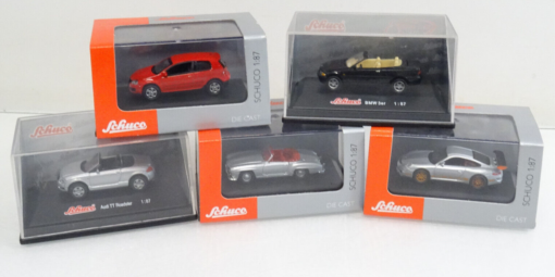 Schuco 1:87 Konvolut 5tlg. Porsche GT3 RS etc. neuwertig in OVP LE4497