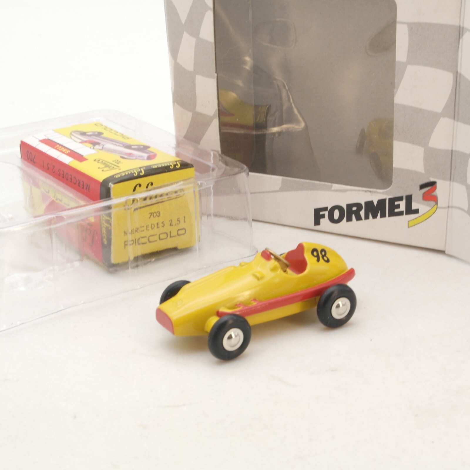 Schuco 1:90 703 Mercedes Rennwagen Formel 3 #98 in OVP RG7815