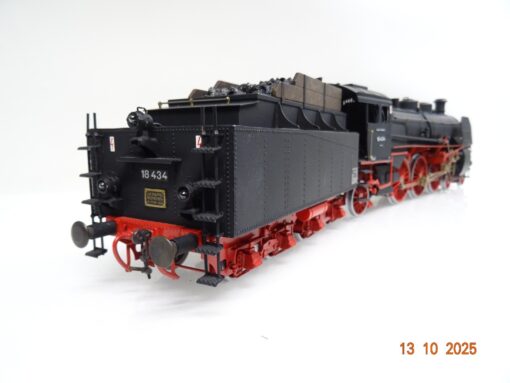Spring Spur 0 Messing Dampflok BR 18 434 Esu Sound in Holz-OVP JL3565 – Bild 6